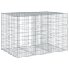 Vidaxl Schanskorf 150x100x100 cm in argento galvanizzato colorato