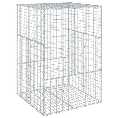 Vidaxl Schanskorf 100x100x150 cm Galvanized Silver Coloted