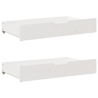 Vidaxl Bedlades 2 PCS 95x55x16 cm de pino sólido