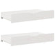 Vidaxl Bedlades 2 PC 95x55x16 cm Pince solido