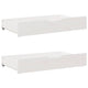 Vidaxl Bedlades 2 pezzi 90x55x16 cm Pine bianco bianco