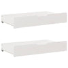 Vidaxl Bedlades 2 pezzi 90x55x16 cm Pine bianco bianco