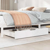 Vidaxl Bedlades 2 pezzi 90x55x16 cm Pine bianco bianco