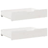 Vidaxl Bedlades 2 pezzi 85x55x16 cm Pine bianco bianco