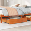 Vidaxl Bedlades 2 ST 85x55x16 Pinna solida marrone