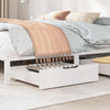 Vidaxl Bedlades 2 pezzi 75x55x16 cm Pine bianco bianco