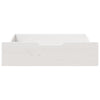 Vidaxl bedlades 2 st 75x55x17 cm massief grenenhout wit