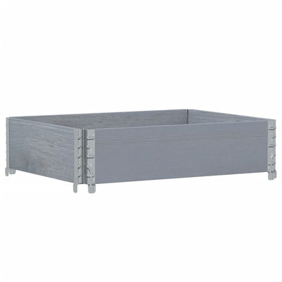 Vidaxl Palletopzetrand 80x60 cm de pino sólido