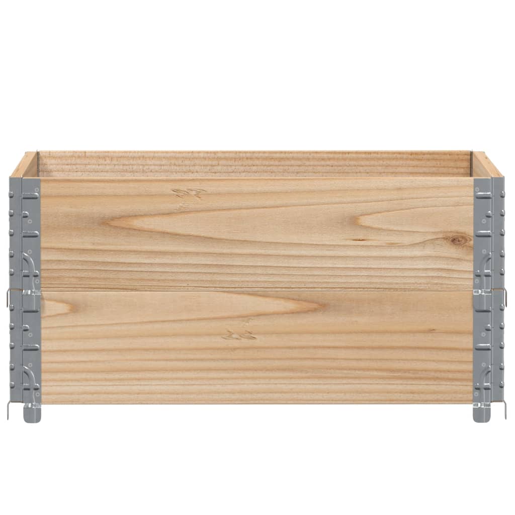 Vidaxl Palletopzetranden 2 ST 80x60 cm Pince solido