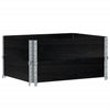 Vidaxl Palletopzetranden 2 ST 80x60 cm Pino solido nero
