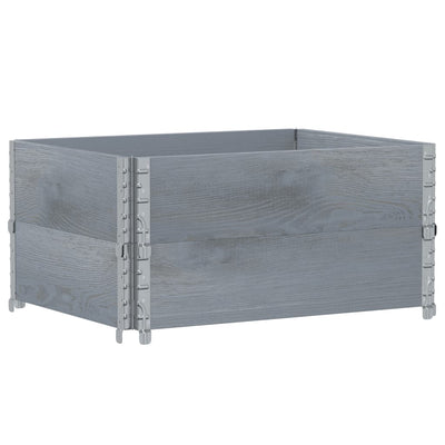 Vidaxl Palletopzetranden 2 ST 80x60 cm de pino sólido