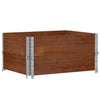 Vidaxl Palletopzetranden 2 ST 80x60 cm Pinna solido marrone