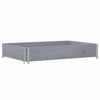 Vidaxl Palletopzetrand 120x80 cm Pinna solido grigio