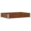 Vidaxl Palletopzetrand 120x80 cm Pince solido marrone