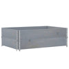 Vidaxl Palletopzetranden 2 PCS 120x80 cm Pinna solido grigio