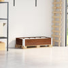 Vidaxl Palletopzetrand 100x50 cm Pinna solido marrone