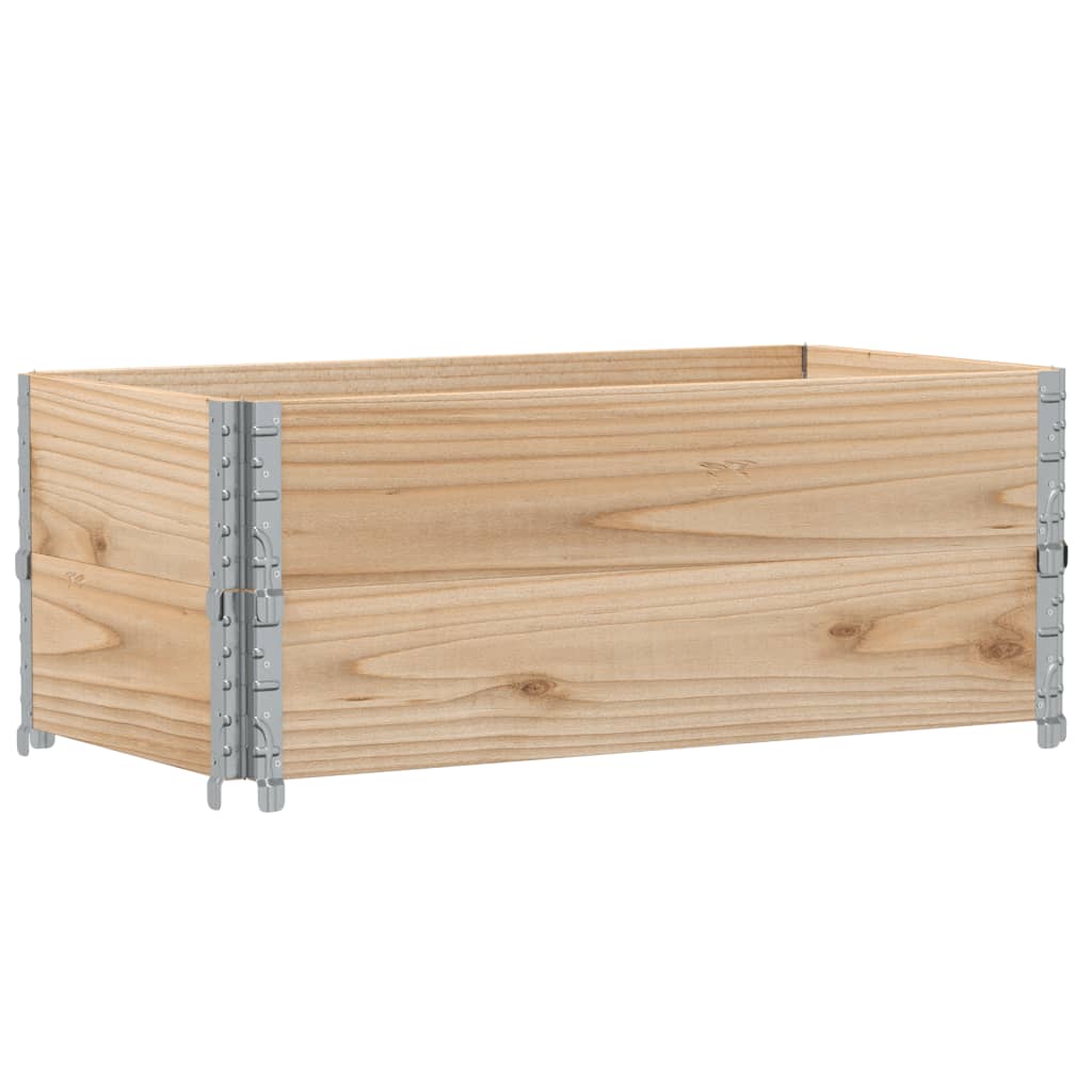 Vidaxl Palletopzetranden 2 PCS 100x50 cm pino solido