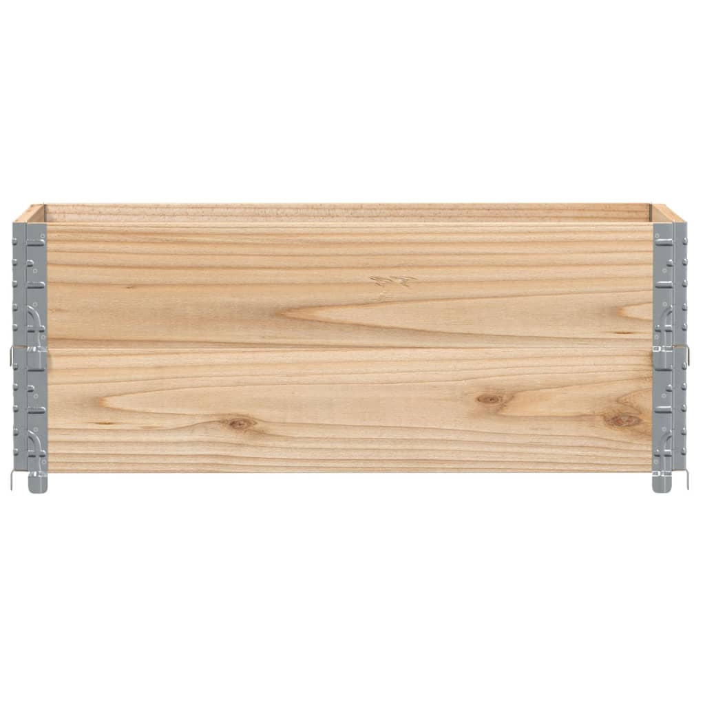 Vidaxl Palletopzetranden 2 PCS 100x50 cm pino solido