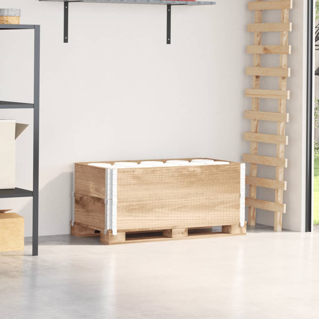 Vidaxl Palletopzetranden 2 PCS 100x50 cm pino solido