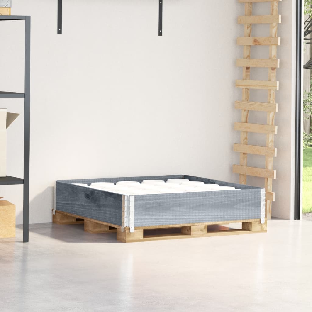 Vidaxl Palletopzetrand 100x100 cm de pino sólido