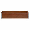 Vidaxl Palletopzetrand 100x100 cm Pinna solido marrone
