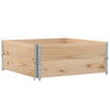 Vidaxl Palletopzetranden 2 PCS 100x100 cm de pino sólido