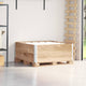 Vidaxl Palletopzetranden 2 PCS 100x100 cm de pino sólido