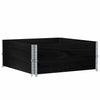 Vidaxl Palletopzetranden 2 PCS 100x100 cm Pino sólido Negro