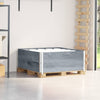 Vidaxl Palletopzetranden 2 PCS 100x100 cm de pino sólido gris gris
