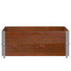 Vidaxl palletopzetranden 2 pezzi 100x100 cm Pinna solido marrone