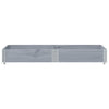 Vidaxl palletopzetrand 150x50 cm massief grenenhout grijs