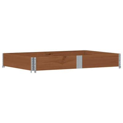 Vidaxl Palletopzetrand 150x100 cm de pino sólido marrón