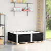 Vidaxl Palletopzetranden 2 ST 150x100 cm Pinino solido nero