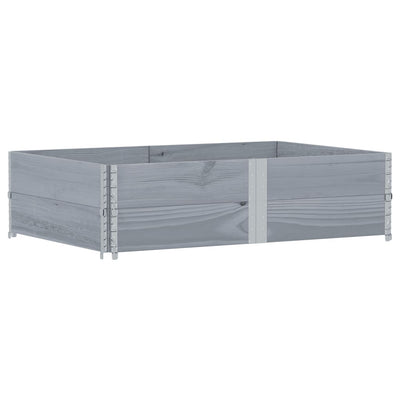 Vidaxl Palletopzetranden 2 ST 150x100 cm Grigio grigio pino grigio