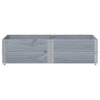 Vidaxl palletopzetranden 2 st 150x100 cm massief grenenhout grijs