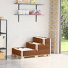 Plantador elevado Vidaxl 3 capas 120x80 cm Pino sólido Brown