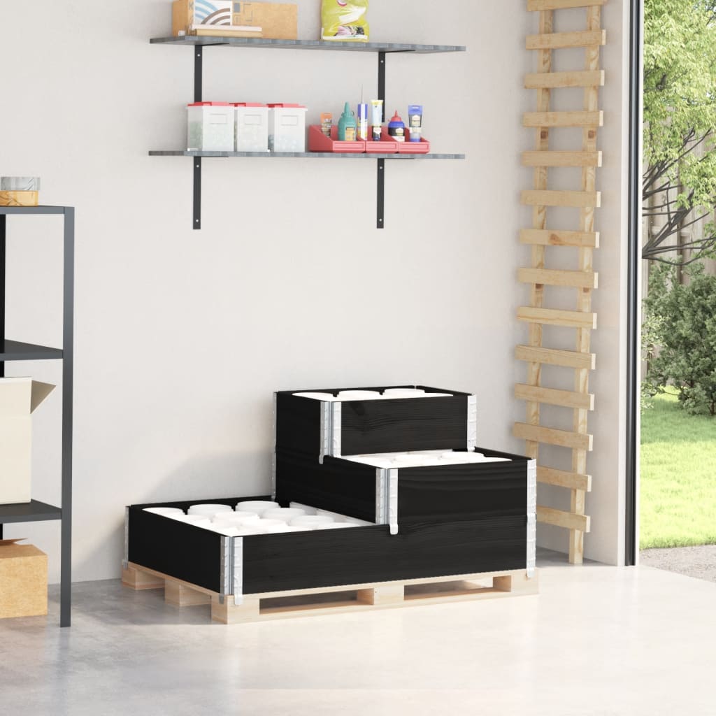 Vidaxl Avventa a piantatrice a 3 strati 120x80 cm in legno di pino solido