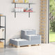 Plantador elevado Vidaxl 3 capas 120x80 cm de pino sólido gris