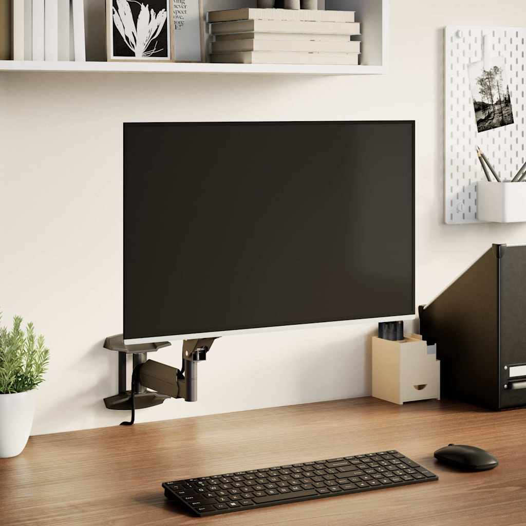 Supporto da parete per monitor VidaXL schermo da 27 pollici molla a gas 10 kg