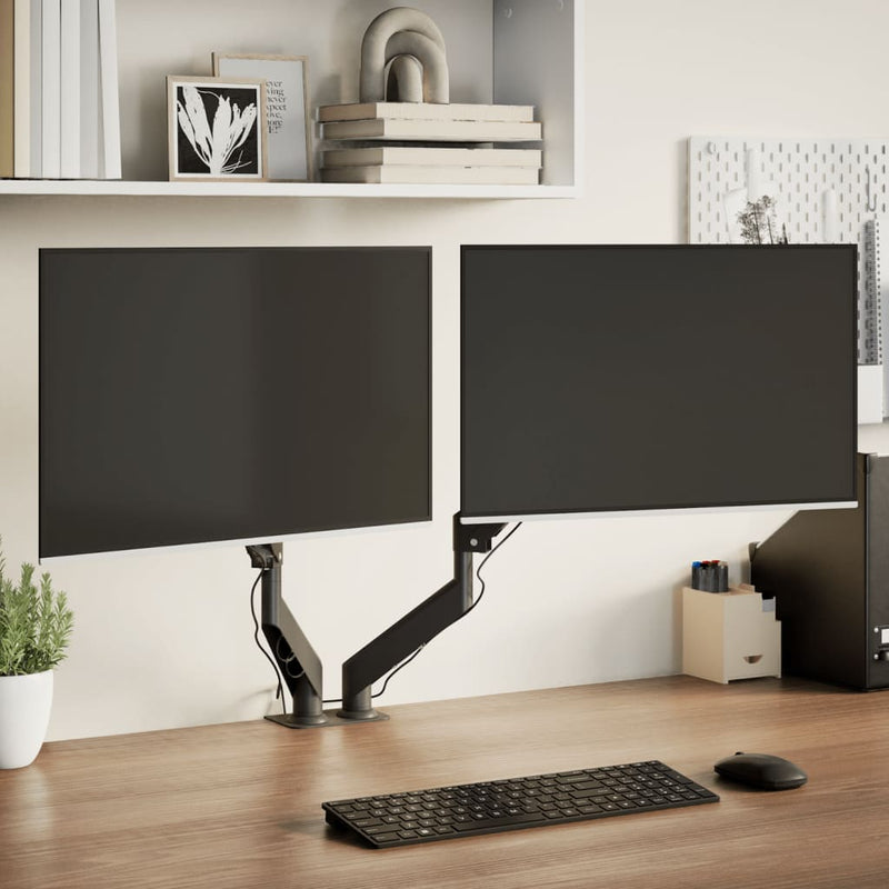 Parentesi di monitor Vidaxl 27 pollici a gas a gas 20 kg