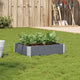 Vidaxl Planning Box 80x60 cm Solid Pine Gray