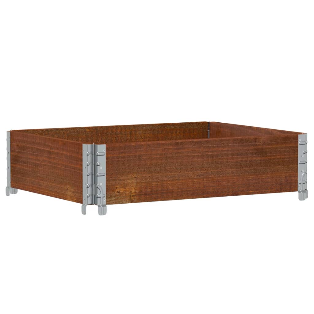 Casella di pianificazione Vidaxl 80x60 cm Pinna solida