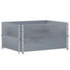 Vidaxx jardinera 80x60 cm madera maciza de pino gris