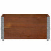Vidaxx macetero 80x60 cm madera maciza de pino marrón