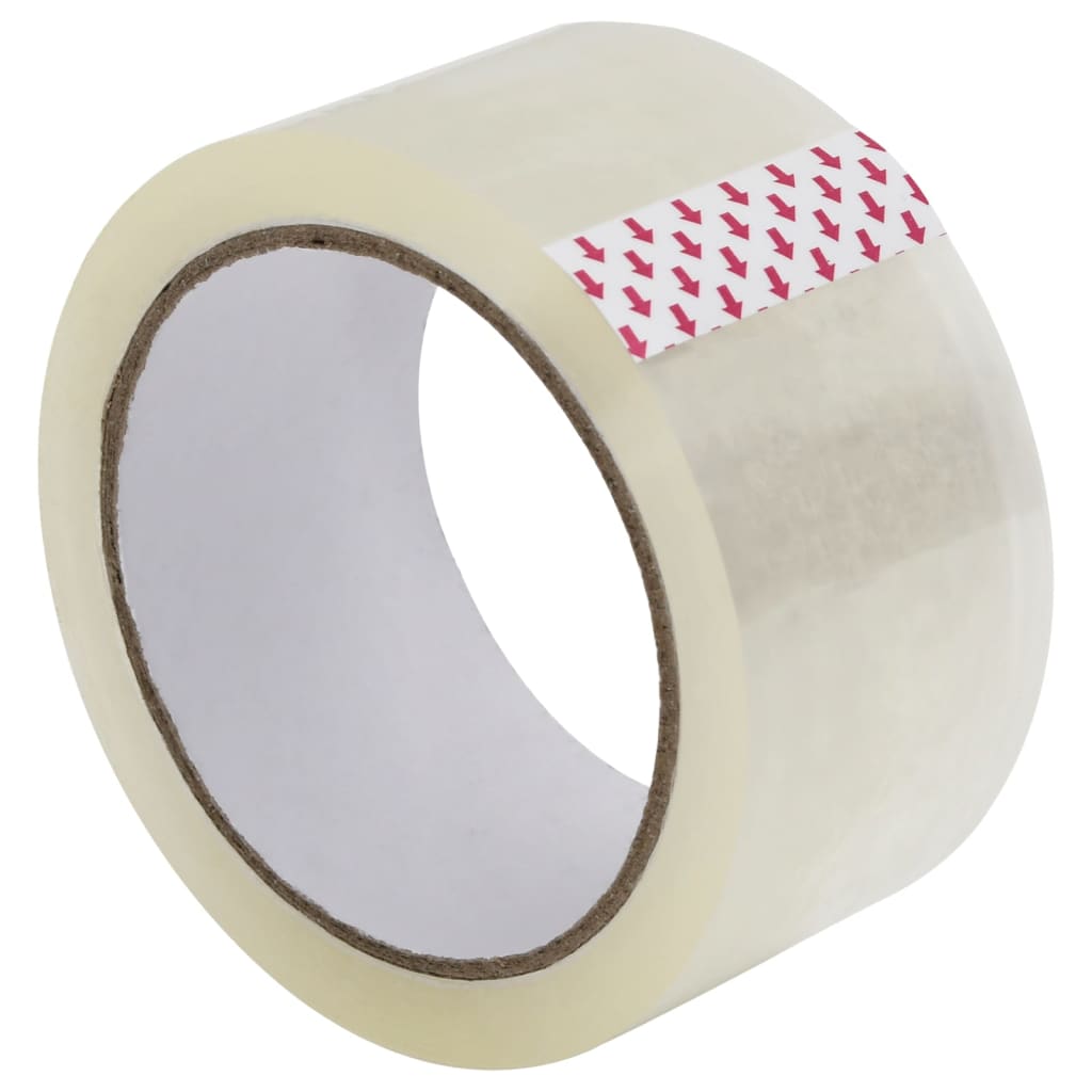 VidaXL cinta de embalaje 36uds 48 mm x 66 m transparente