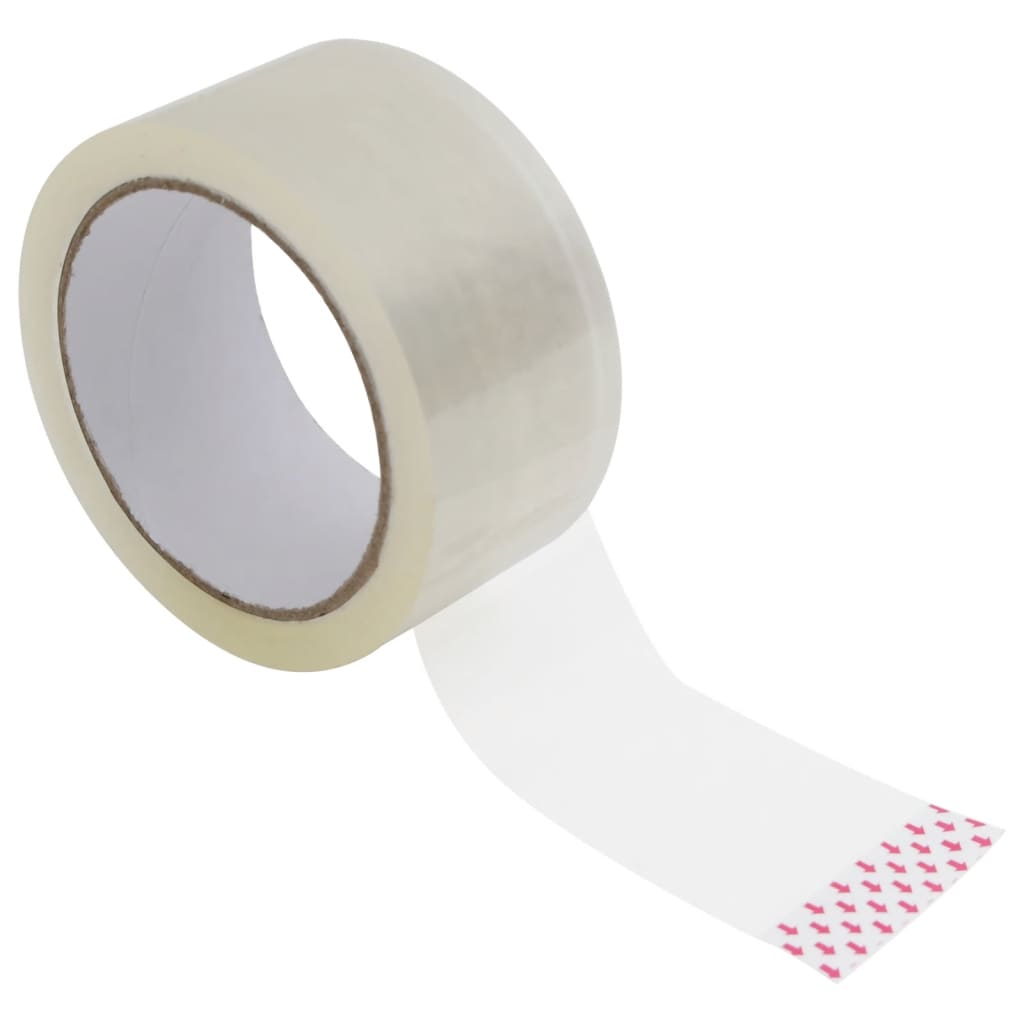 VidaXL cinta de embalaje 36uds 48 mm x 66 m transparente