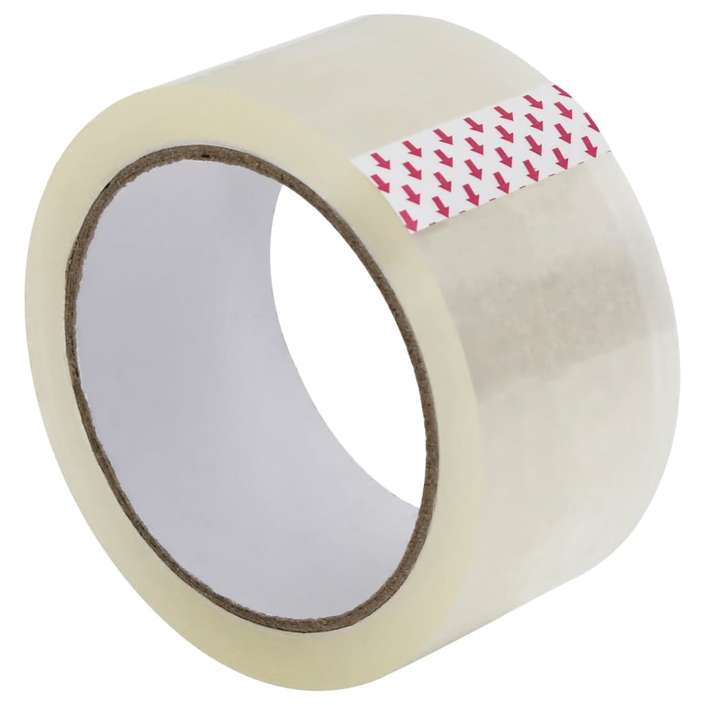 VidaXL cinta de embalaje 72uds 48 mm x 66 m transparente