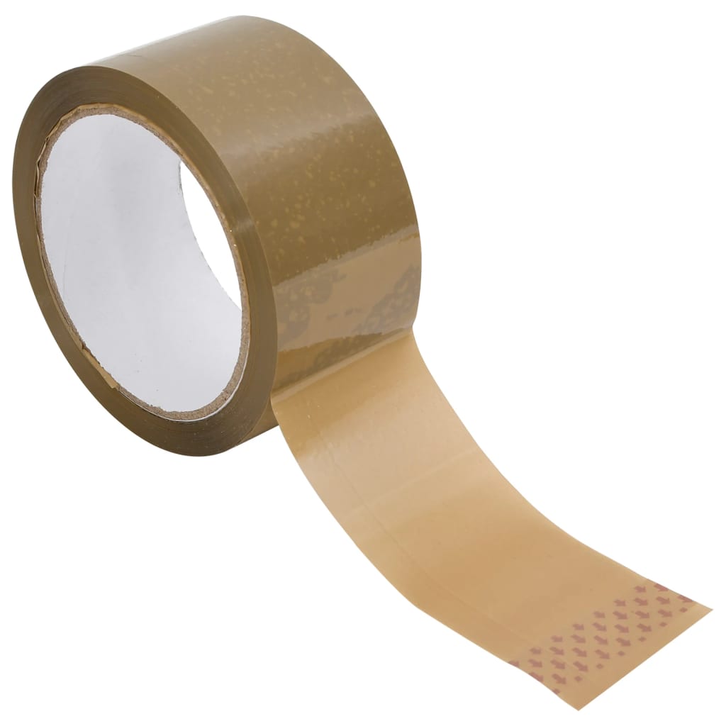 Vidaxl cintas de embalaje 72 uds 48 mm x 66 m marrón