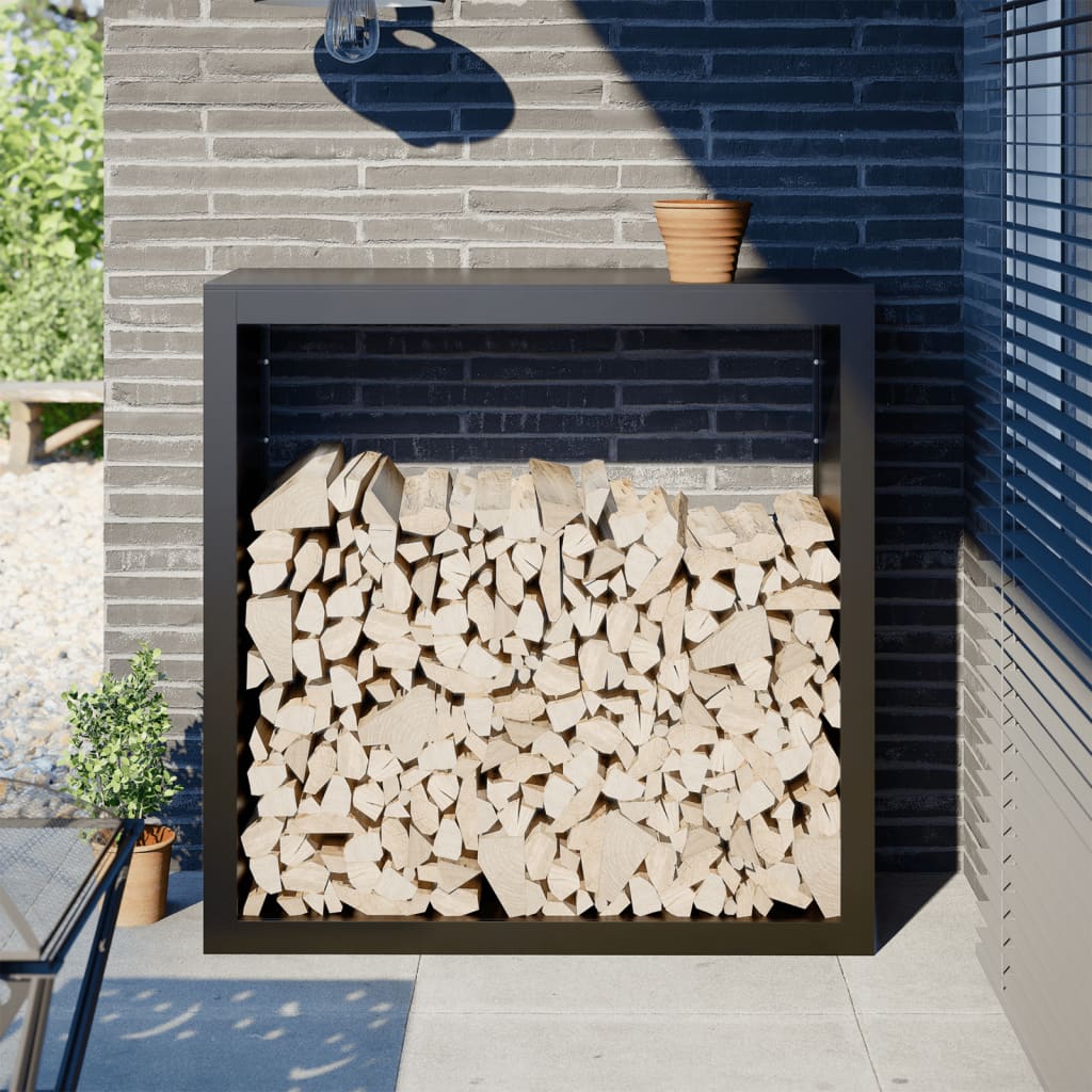 Chimenea de Vidaxl 100x40x100 cm de acero negro