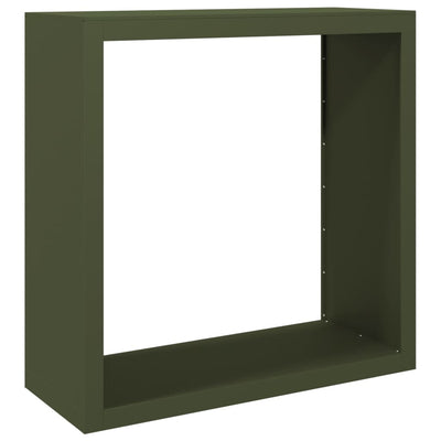 Chimenea de Vidaxl 100x40x100 cm de acero verde
